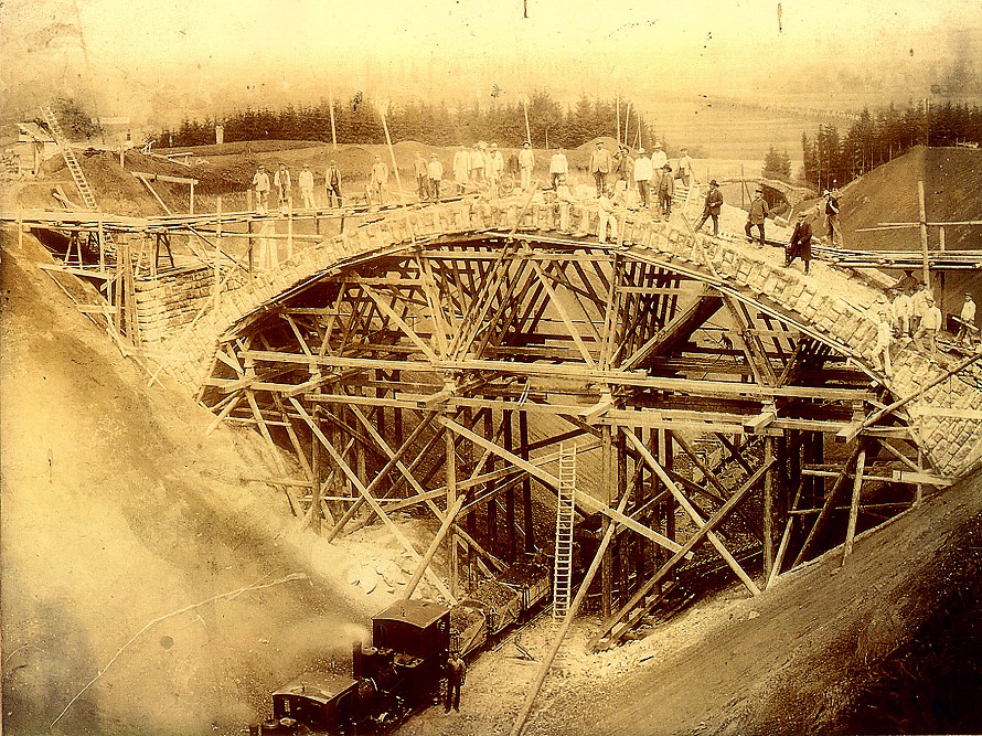1880 Bahnbrückenbau