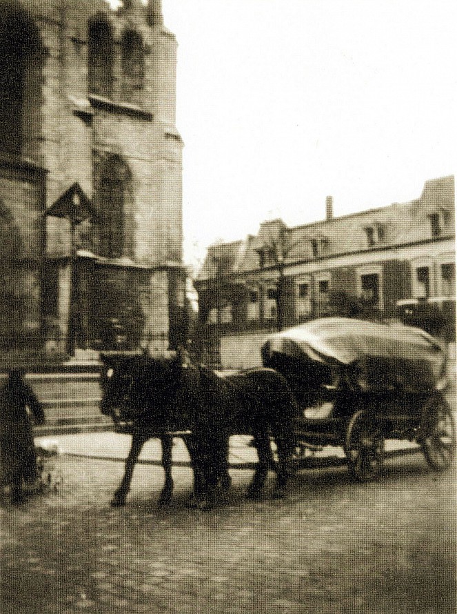 1930 Fuhrwerk Große Kirche