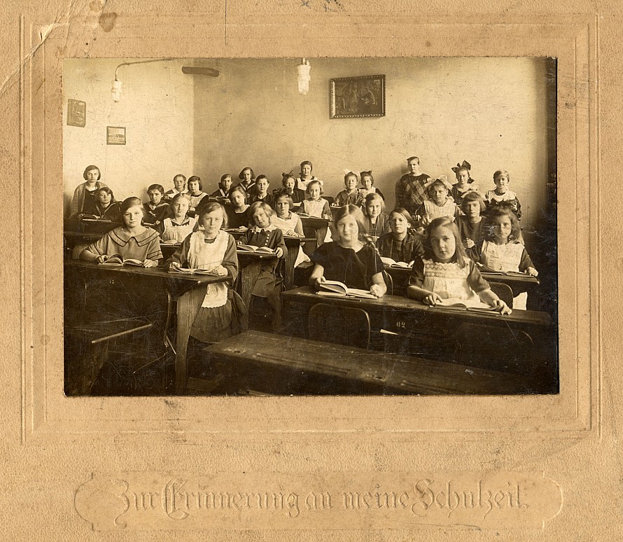1925 Mädchenklasse