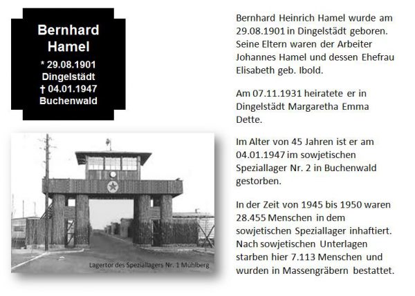 Hamel, Bernhard