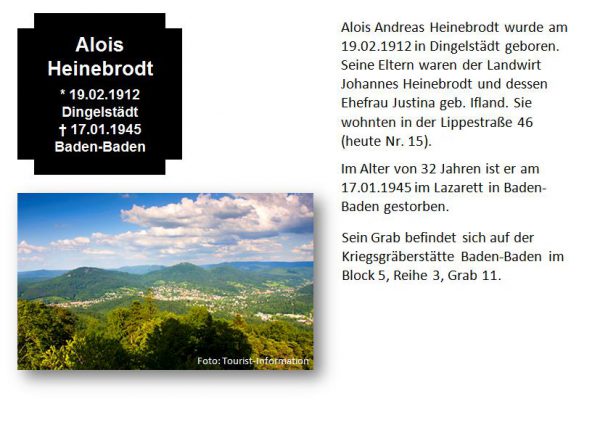 Heinebrodt, Alois