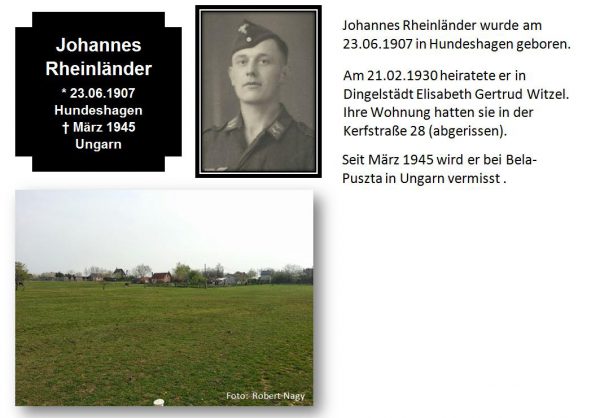 Rheinländer, Johannes