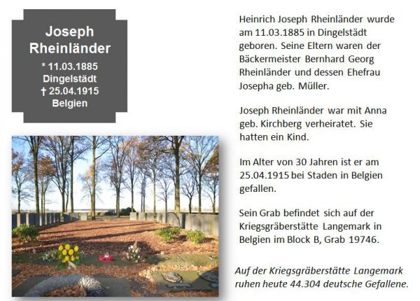 Rheinländer, Joseph