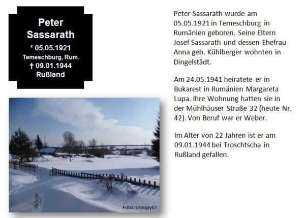 Sassarath, Peter