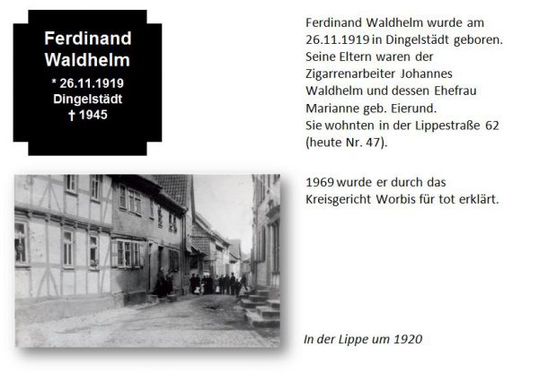 Waldhelm, Ferdinand