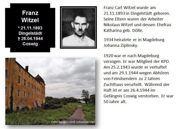 Witzel, Franz